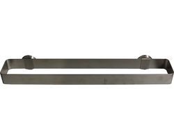2 in 1 Handdoekbeugel 51 cm - RVS - Voor Verticale & Horizontale Bevestiging
