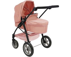 2-in-1 Poppenwagen - Roze