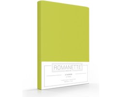 2 Kussenslopen Katoen Romanette Lime