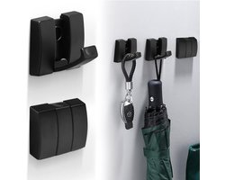 2 opvouwbare haken - Kapstokhaak - Wandkapstok - Opvouwbare wandhaak - Wandkapstokhaak -moderne wandkapstokhaken - Ophanghaak - Kapstokken - Wandhaak - Deurkapstok