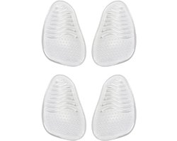 2 paar siliconen pads voorvoet gel pads voorvoet schoen inlegzolen antislip voor gelkussen voorvoet hielbescherming hoge hakken schoenpads inlegzolen voorvoet balkussen