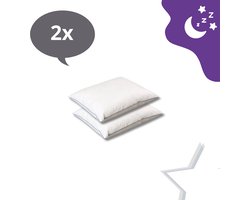 2 PACK - Hoofdkussen Percale Katoen - 60 x 70 cm