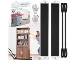 2 Pack Meubelglijders voor Zware Meubels - Handige Sliders voor Tapijt