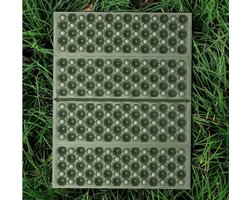 2-pack opvouwbare zitkussens - Z-vouwontwerp - Lichtgewicht - Beschermt tegen kou en vocht - Ideaal voor picknicks en wandelen - Mosgroen