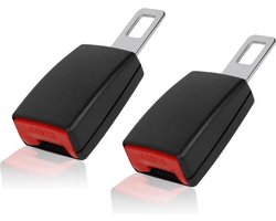 2-Pack Veiligheidsgordelverlenger, verbeterde gesp voor autogordels Veiligheidsgordelverlenger past op de meeste auto's, auto-accessoires voor veiligheidsgordelverlenging
