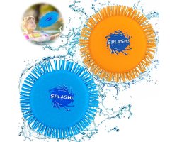 2-Pack Zachte Water Frisbees van Schuim en Siliconen - 17 cm Diameter voor Strand en Tuin