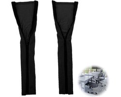 2 Pcs Office Chair Armrest Covers - Removable Armrest Protection - Black Armrest Covers for Office Chair Comfort