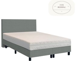 2 Persoons Boxspring Björn Grijs 130x210