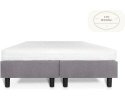 2 Persoons Boxspring Studio Luxe Pocketvering HR matras Grijs 150x200