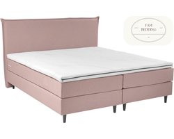 2 Persoons Boxspring Swiss Roze 180x200