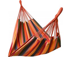 2 Persoons Hangmat tot 200kg - Rood Gestreept