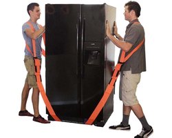 2-persoons hef- en draagsysteem met stevige draagriem voor eenvoudig tillen, dragen en verplaatsen van meubels, huishoudelijke apparaten, matrassen en andere zware voorwerpen