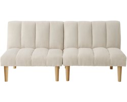 2-persoons slaapbank 167CM – Opklapbaar sofa-bed met 3-verstelbare rugleuning, ruimtebesparende slaapbank voor woonkamer & kantoor, modern gastenbed voor kleine ruimtes