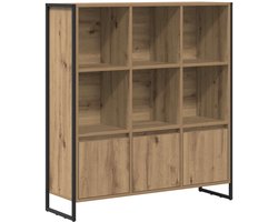 2 st Boekenkast | Boekenrek | Opbergkast Ambachtelijk eiken 99,5 x 30 x 108,5 cm