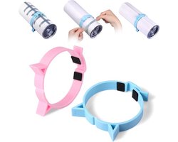 2 stks Sublimatie Tumblers Pinch Pinch Tumbler Klem - Blauw Roze - Grip Tool voor Sublimatie Papier & Tumblers .