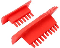 2 Stks/set Houtnerf Effect Schilderen Tool, Rubber Graining Tool Cilinder Hout Patroon Muur Verf Borstel Schilderen Tool Wanddecoratie DIY Huishoudelijke Muur Art Verf