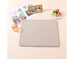 2 stuks - absorberende kussens, huisvaartafvoerkussens, kopjes, kommen, borden, verdikte keuken aanrecht eenvoudige droge placemats, antislip achtbanen