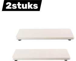 2 stuks absorberende stenen trays - badkamer wastafel trays - diatomeeënaarde trays - keuken zeepbakje handzeephouder mat