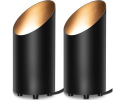 2 Stuks Binnen Vloer Spot Verlichting – Binnen Accent Spotlights met 2700K Lamp – Sfeerverlichting voor Huis, Planten & Foto’s – 5.9 FT Snoer & Voetschakelaar