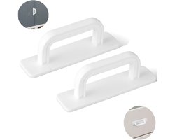 2 stuks - Deur- Schuifdeurgrepen - Kastgrepen zonder boren, zelfklevend - Lade en glazen deurgrepen voor kledingkasten - Ladegrepen voor kaptafels - Deurgrepen voor keuken en badkamerkasten