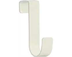 *** 2 Stuks Deurhaak set Kunststof - Deurdikte van 4cm - 2x Deur Ophanghaak - Deurhanger Kapstok - Handdoek & Kleding Ophanghaken - Deur Haken - jassen, handdoeken, theedoe - van Heble® **