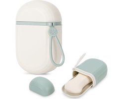 2 Stuks - Draagbare Reis Zeepdoos - Met Uitlekrooster - Lekvrij Deksel - Compacte Zeepbakje - Antislip Rand - Plastic Reiszeepdoos - Badkamer Accessoires - Camping Zeepdispenser - Handige Opbergbox - Hygiënische Zeep Houder - Waterdicht