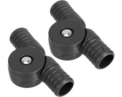 2 Stuks Duurzame Plastic Buisverbinder voor Verstelbare Loungestoelen Stevige Adapter voor Ligstoelen Opvouwbare Strandstoelen Praktische Vervangingsonderdelen voor Duurzame