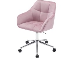 2 Stuks Eetkamerstoelen - Gestoffeerde Keukenstoelen met Rugleuning en Armleuningen - Metalen Poten - Voor Woonkamer, Kantoor of Kaptafel