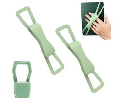 2 stuks - Elastische Vinger Sling Grip Universele Smartphone - Vingerhouder voor eReader - Compatibel met Kindle-accessoires - Handig om in bed te lezen - Veilige en lichtgewicht gripstandaard - Geschikt voor tablets van 4,7-8 inch