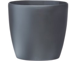 2 stuks - elho - Bloempot Brussels rond 18 cm antraciet