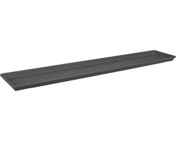 2 stuks Elho Green basics balkon schotel 80cm living black