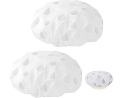 2 stuks fermentatiefolie - fermentatiemand - rond - bread fermentatiefolie - ronde kommen - sourdegh-afdekking - elastiek - accessoires - vershoudkap - afdekhoes - gistmand - brood bakken - fermenteren