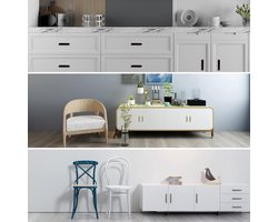 2 Stuks Gatcentra 5 Inch (128 mm) Keukenladehandgreep Deurhandgrepen Zinklegering Moderne Zilveren Geborstelde Fittingen voor Kledingkast Badkamer Kaptafel