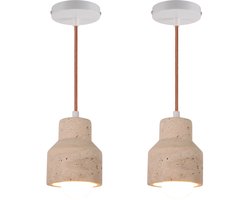 2 Stuks Hanglamp Moderne Creatief E27 Kroonluchter Binnen Plafondlamp voor Slaapkamer Woonkamer Keuken