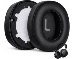 2 stuks hoofdtelefoonkussens voor JBL Tune 770NC T700BT T710BT T720BT T750BTNC T760NC, oordopjes van zacht eiwitleer met geluidsisolatieschuim (zwart)
