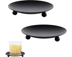 2 stuks kaarsenhouders voor stompkaarsen - decoratieve kaarsenstandaards