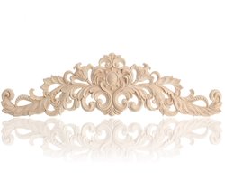 2 stuks knutselhouten kast meubels snijwerk hoek hout ornamenten houten ornamenten handgemaakt 401x112x9mm