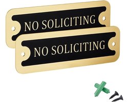 2 Stuks Messing Bedankborden, 5 x 1.5 Inch, Moderne Wandplaquette met Voorgeboord Gat voor Thuis en Kantoor Decoratie