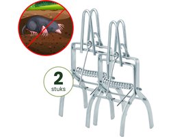 2 stuks Mollenval – Professionele Mollenklem – Mollenverjager – Mollenvanger – Mollenvallen – Mollen Verjager – Herbruikbare Mollenvallen – Effectieve Mollenbestrijding voor Tuin en Gazon