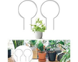 2 Stuks - Plantenstok - Plantenrek Buiten - Plantensteun - Klimrek Planten - Herbruikbaar - Klimrek Planten Buiten - Klimrek Planten Tuin - Plantenrek Buiten - Transparant