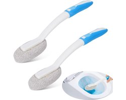 2 stuks Puimsteen voor WC - Puimsteen Toiletborstel - Pumice Stick - Puimsteen reinigingssteen - Toiletborstel - Reinigingsborstel - 30cm - Geschikt voor toiletten, badkamers en barbecues