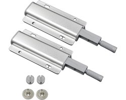 2 stuks push-to-open deuropener met magneet tip voor deuren, meubels en laden