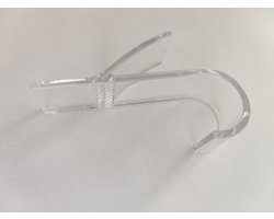 2 stuks Radiator handdoek hanger - design radiator haak transparant