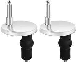 2 stuks roestvrijstalen scharnier toiletzitting universele toiletzitting bevestigingsset scharnier voor toiletdeksel toilet toiletzitting reserveonderdelen bevestigingsscharnier voor toiletdeksel, schroeven accessoires