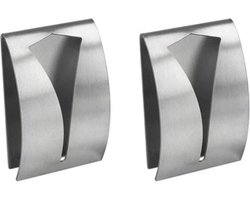 2 Stuks RVS Handdoekhouders - Handdoek Klem - Handdoek haak