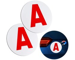 2 stuks schijfmagneten A, diameter 15 cm schijfje, een bevestiging aan de riem, magnetische Jeune conducteur auto