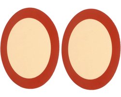 2 Stuks Siliconen Bakmat voor Bakken en Koken - Ronde Non-Stick Mat