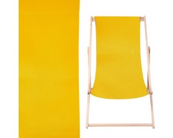2 stuks strandligstoel, vervangende stof, goud, outdoor, opvouwbaar canvas, 1150 x 430 mm, patio, slingstoelen, doek, outdoor, opvouwbare stoel, stof voor thuis, strandstoelen, tuin, erf