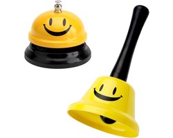 2 Stuks Tafelbel voor Restaurant, Hotel en Bar Service - Handbel voor Ontvangst en Decoratie, Geschikt voor Keuken en Dierenwinkel