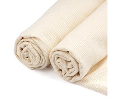 2 Stuks Tuftingdoek 67 x 50 cm - Duurzaam Katoenen Tuftmateriaal, Wasbaar Borduurdoek voor Handgemaakte Creaties